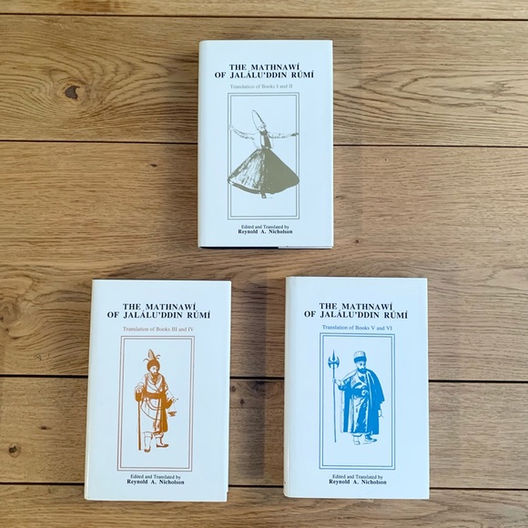 The Mathnawi of Jalalu’Ddin Rúmi beautiful set 6 parts - Picture 1 of 3